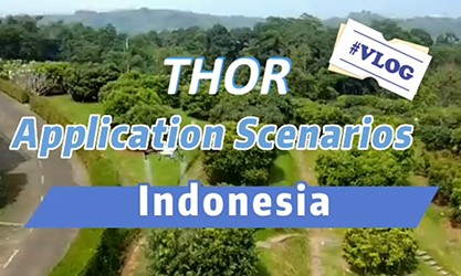 Сельскохозяйственный дрон EA-20X (Thor) для различных сценариев применения в Индонезии